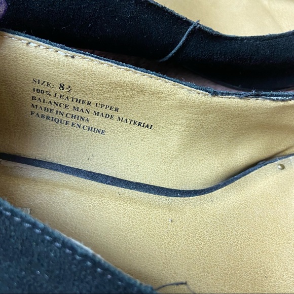 Black Suede Kimchi Blue Kitten Heels Urban Outfitters Size 8.5 - Picture 4 of 7